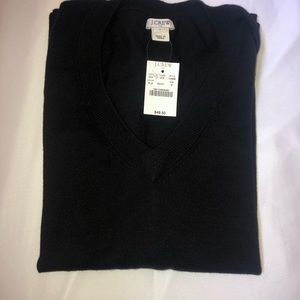J. Crew Black V Neck Sweater